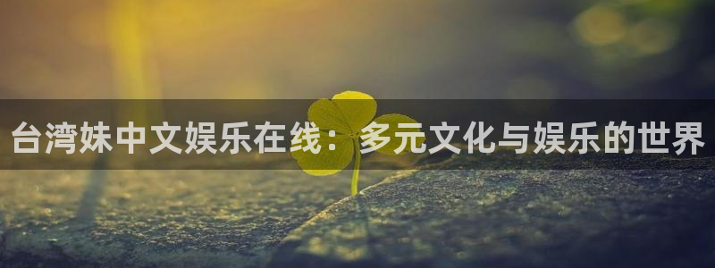 壹号下载安装：台湾妹中文娱乐在线：多元文化与娱乐的世界
