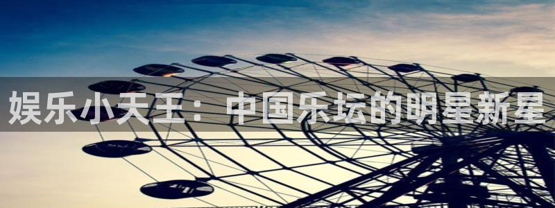 壹号电子娱乐app下载：娱乐小天王：中国乐坛的明星新星